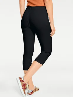 Strandmode|Basics|heine Capri-Hose schwarz