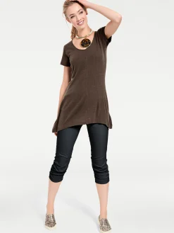 Strandmode|Basics|heine Capri-Hose schwarz