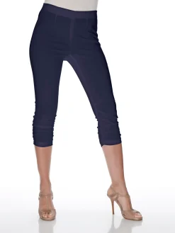 Strandmode|Basics|heine Capri-Hose marine