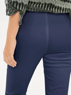 Strandmode|Basics|heine Capri-Hose marine