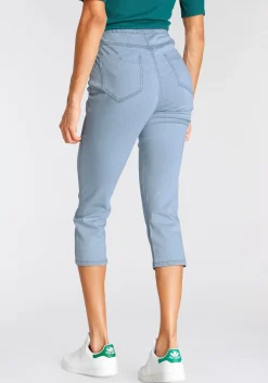 Strandmode|Buffalo Caprihose hellblau