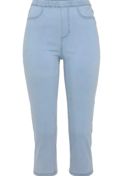 Strandmode|Buffalo Caprihose hellblau
