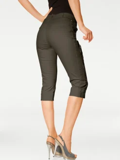 Strandmode|heine Capri-Hose khaki
