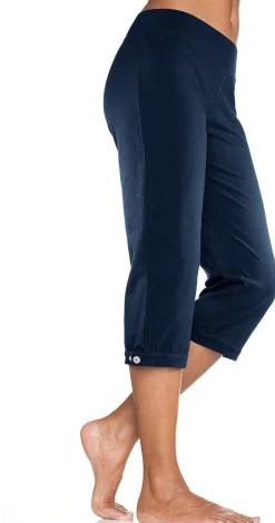 Hosen|H.I.S Caprihose marine