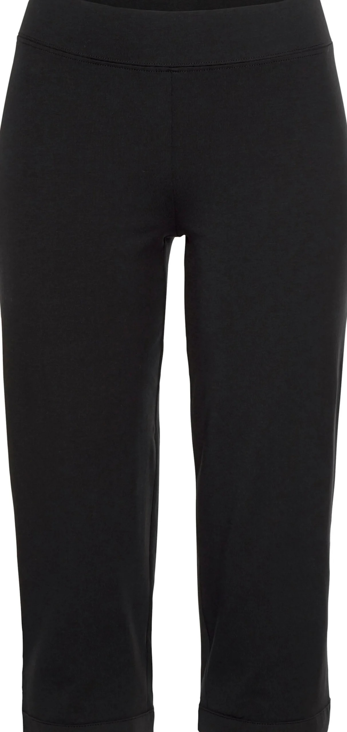 Hosen|H.I.S Caprihose schwarz