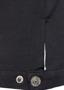 Hosen|H.I.S Caprihose schwarz