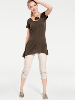Strandmode|heine Capri-Hose sand