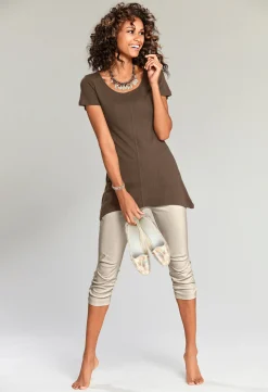 Strandmode|heine Capri-Hose sand