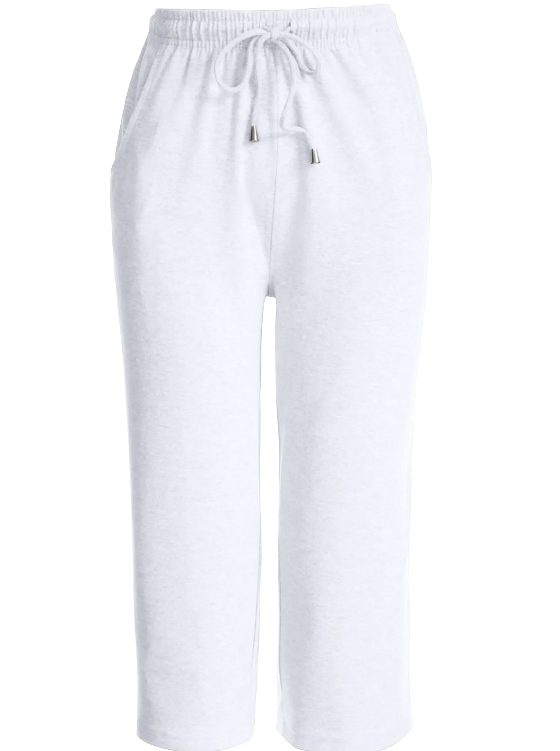 Homewear|Homewear| Caprihose in Stretch-Qualität weiß
