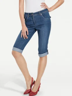 Strandmode|Hosen|heine Capri-Jeans bluestone