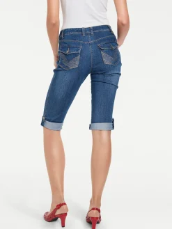 Strandmode|Hosen|heine Capri-Jeans bluestone