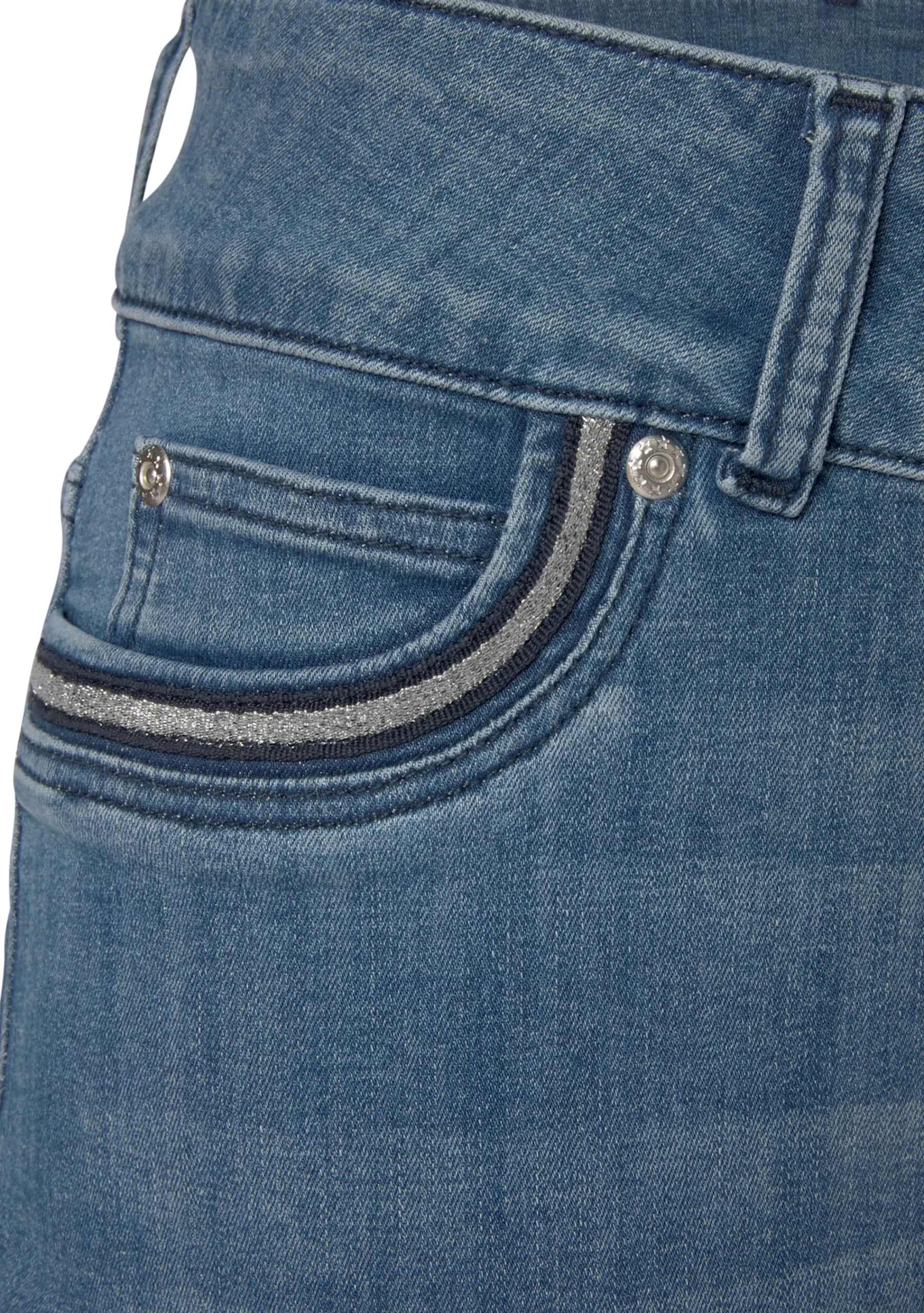 Strandmode|LASCANA Caprijeans blue-washed