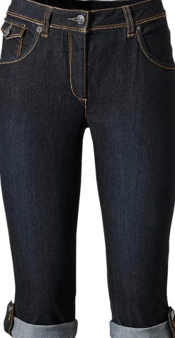 Strandmode|Hosen|heine Capri-Jeans darkused
