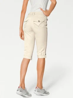 Strandmode|heine Capri-Jeans offwhite