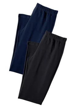 Hosen| Caprileggings 1xmarine,1xschwarz