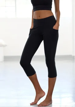 Strandmode|Vivance Caprileggings schwarz
