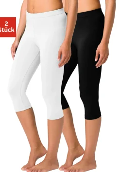 Hosen| Caprileggings 1xweiß,1xschwarz