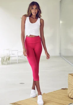Homewear|Strandmode|LASCANA Caprileggings pink