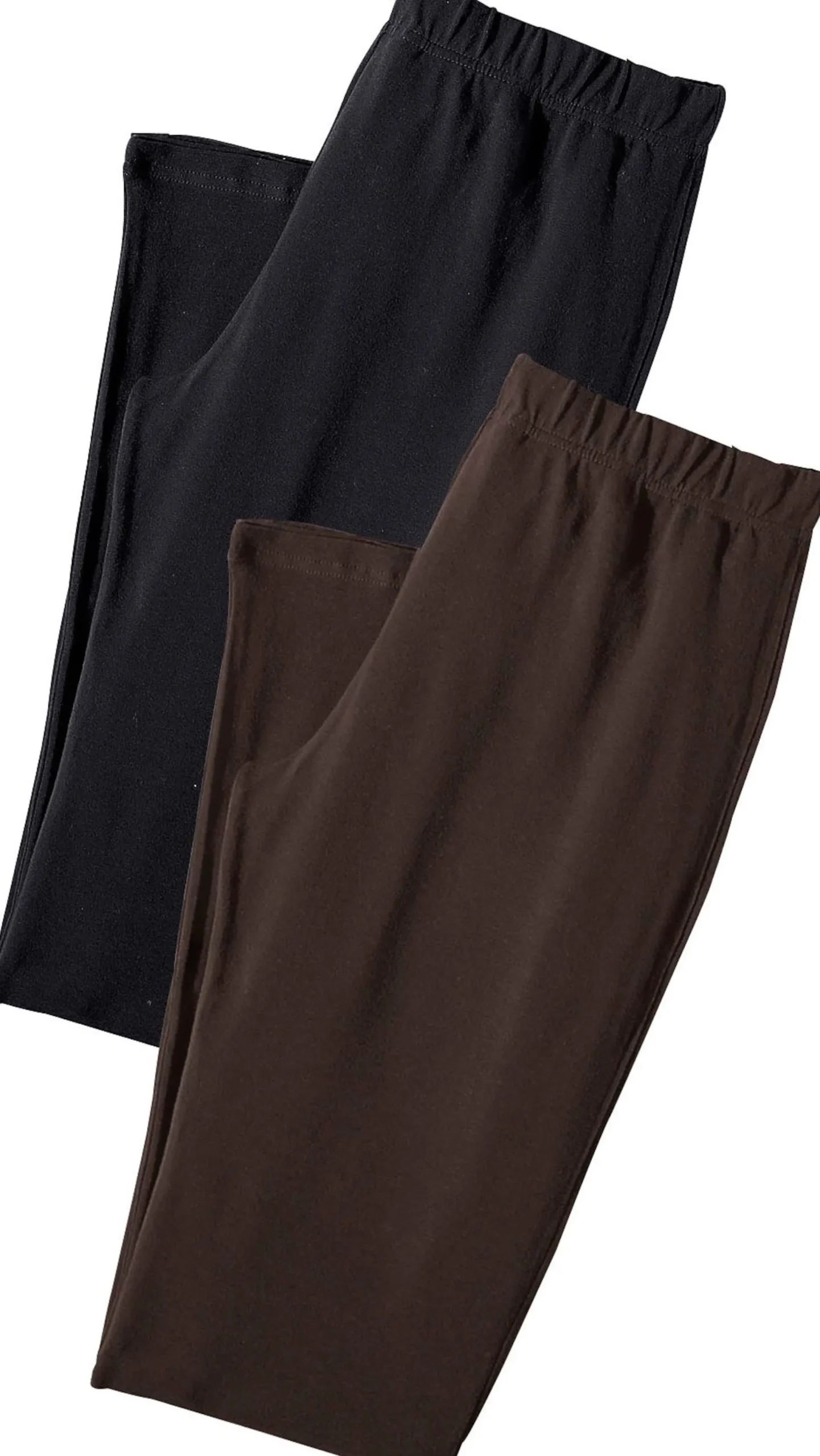 Hosen| Caprileggings 1xbraun,1xschwarz