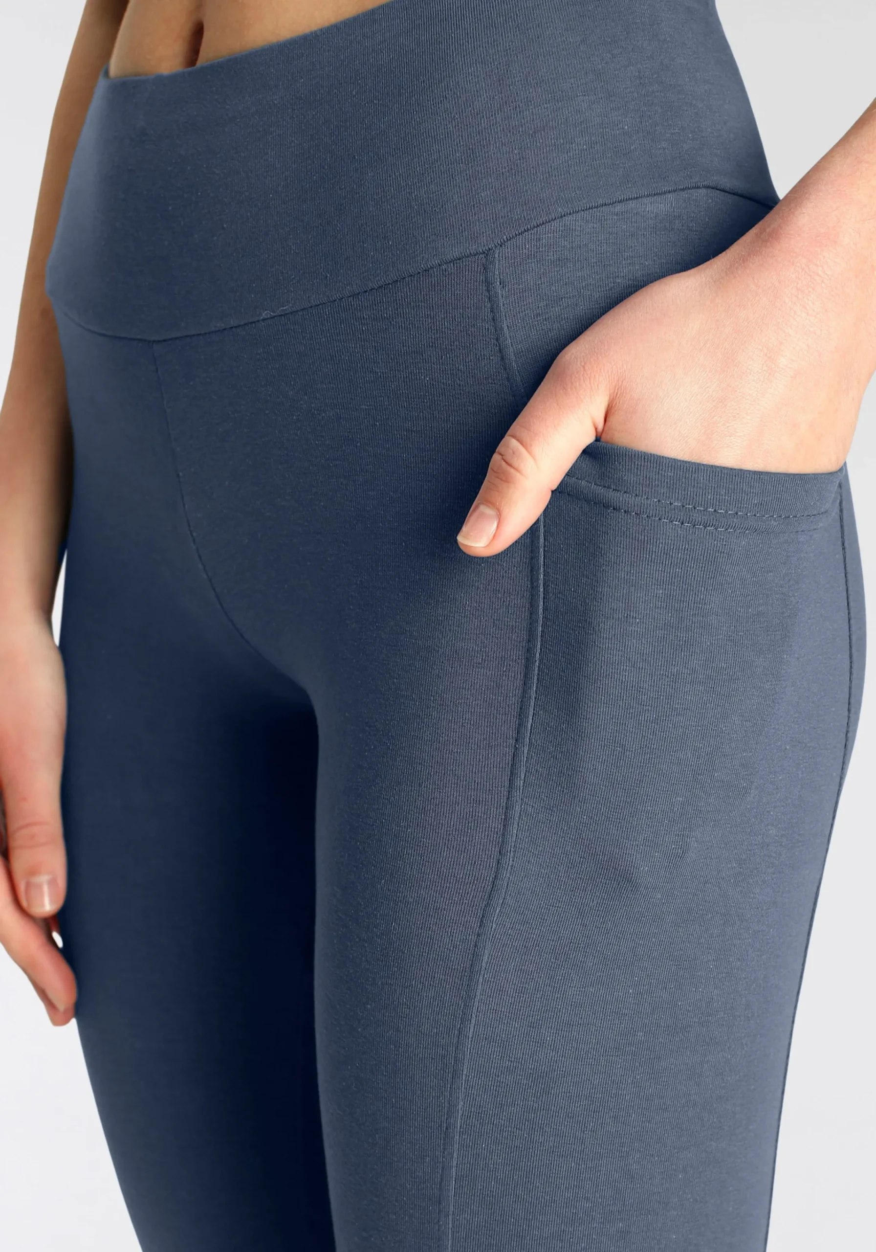 Strandmode|Hosen|Vivance Caprileggings blau