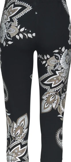 Strandmode|LASCANA Caprileggings schwarz-bedruckt