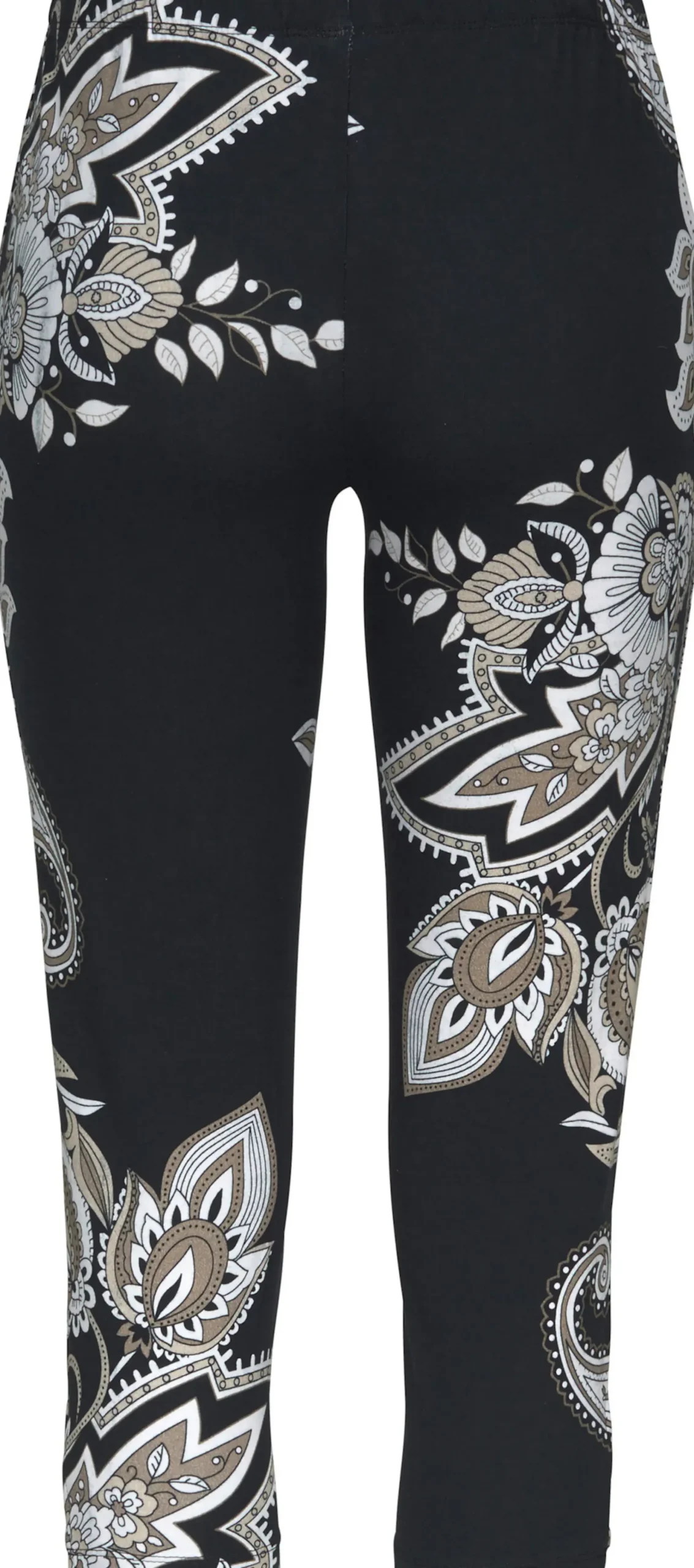 Strandmode|LASCANA Caprileggings schwarz-bedruckt