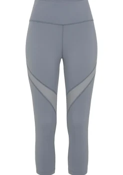 Hosen|LASCANA ACTIVE Caprileggings blaugrau