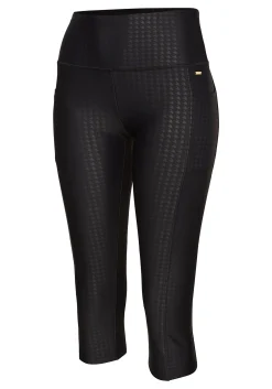 Strandmode|Hosen|LASCANA Caprileggings schwarz