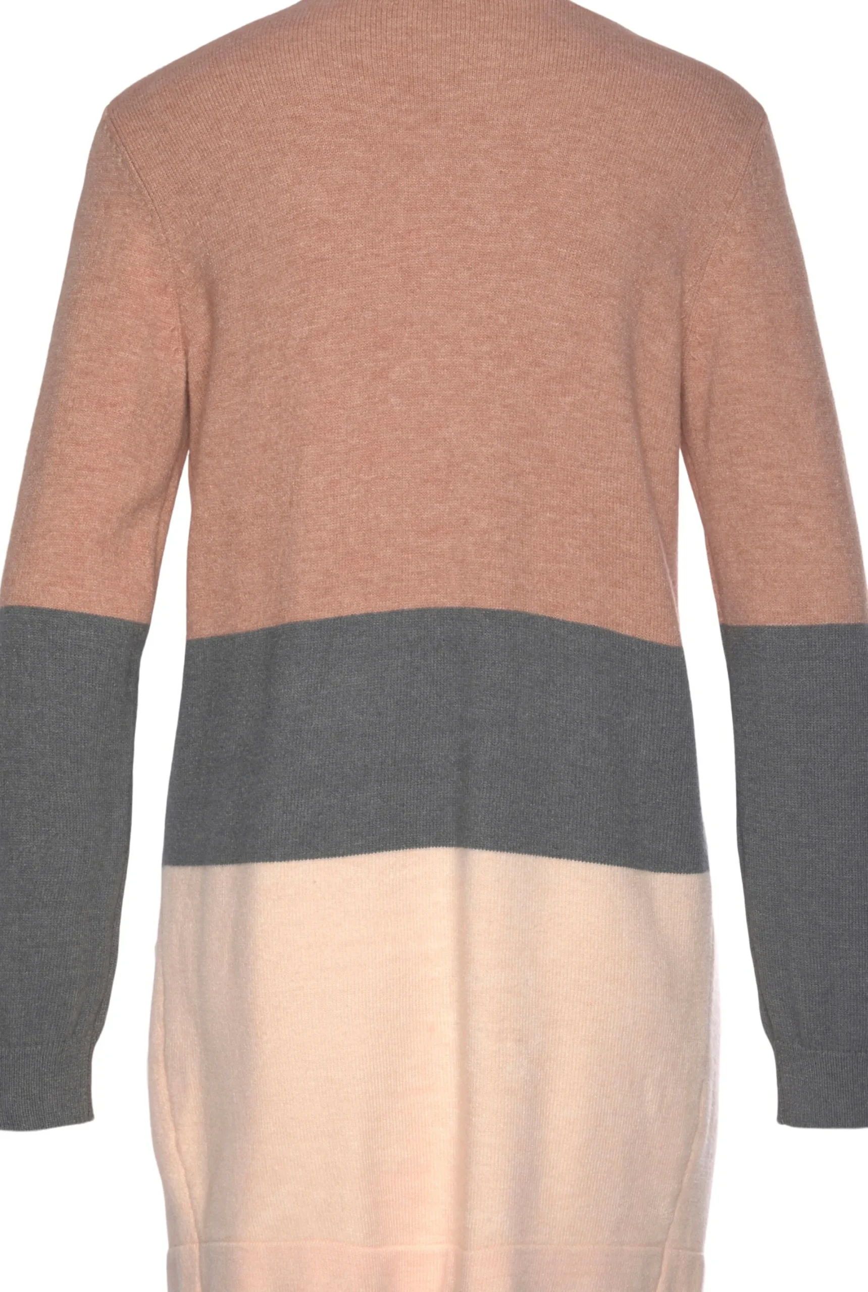 Strickjacken|Vivance Cardigan rosa-grau-apricot