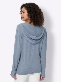 Strickjacken|heine Cardigan bleu-meliert