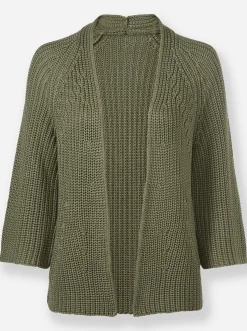 Strickjacken|heine Cardigan khaki