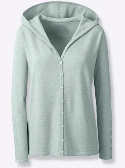 Strickjacken|heine Cardigan kalkmint-meliert