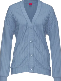 Strandmode|s.Oliver Cardigan rauchblau