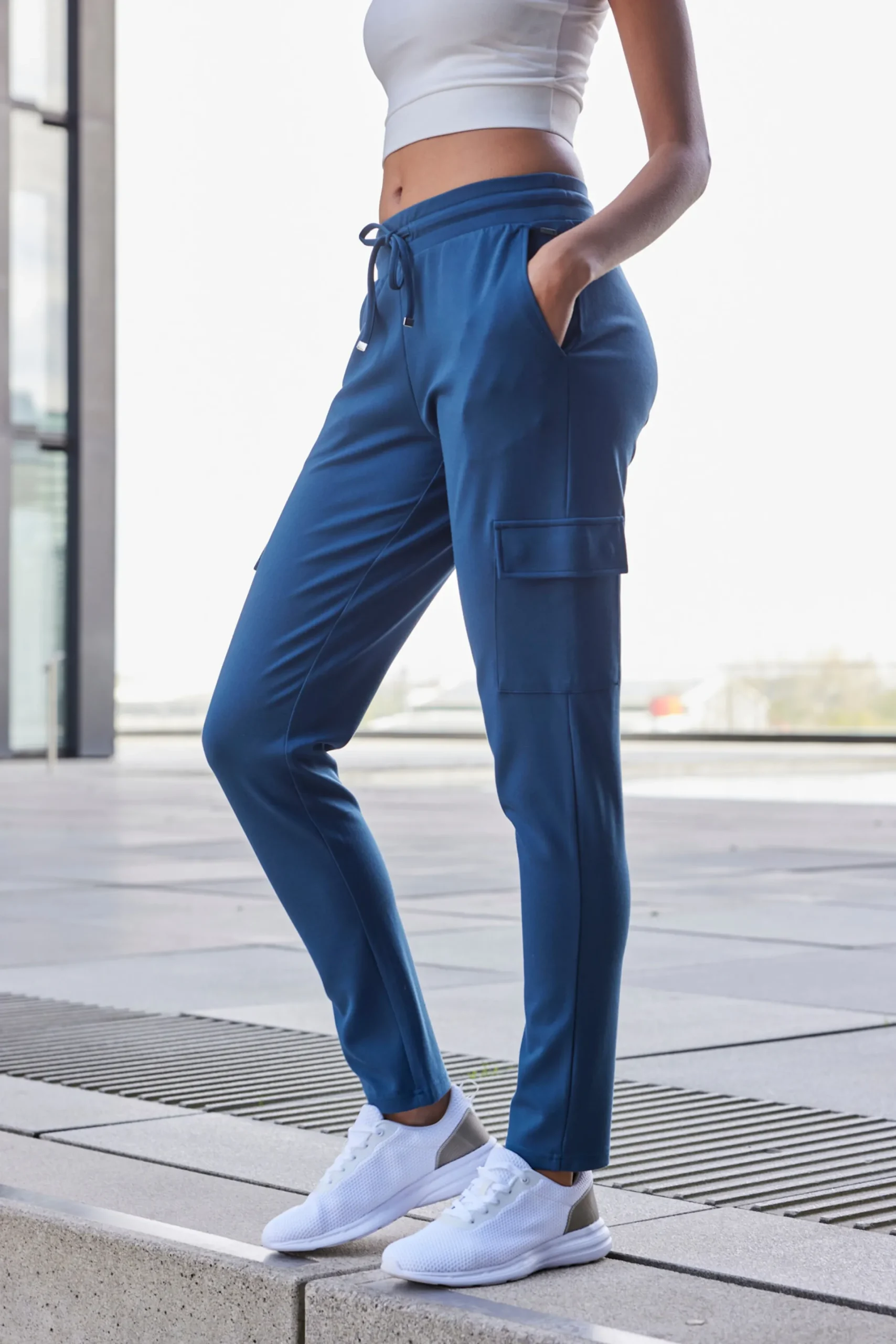 Strandmode|Hosen|LASCANA Cargohose blau