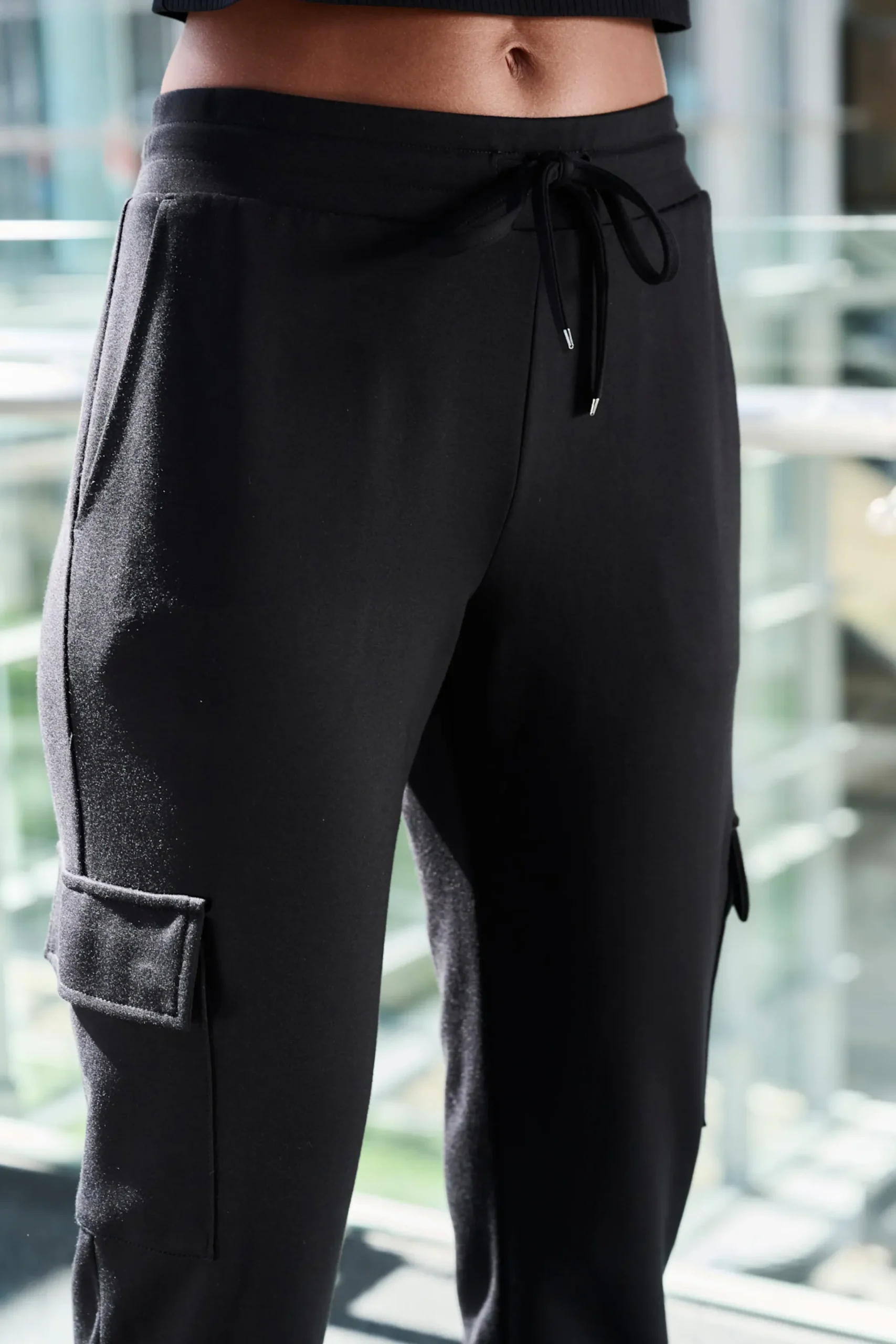 Hosen|LASCANA Cargohose schwarz