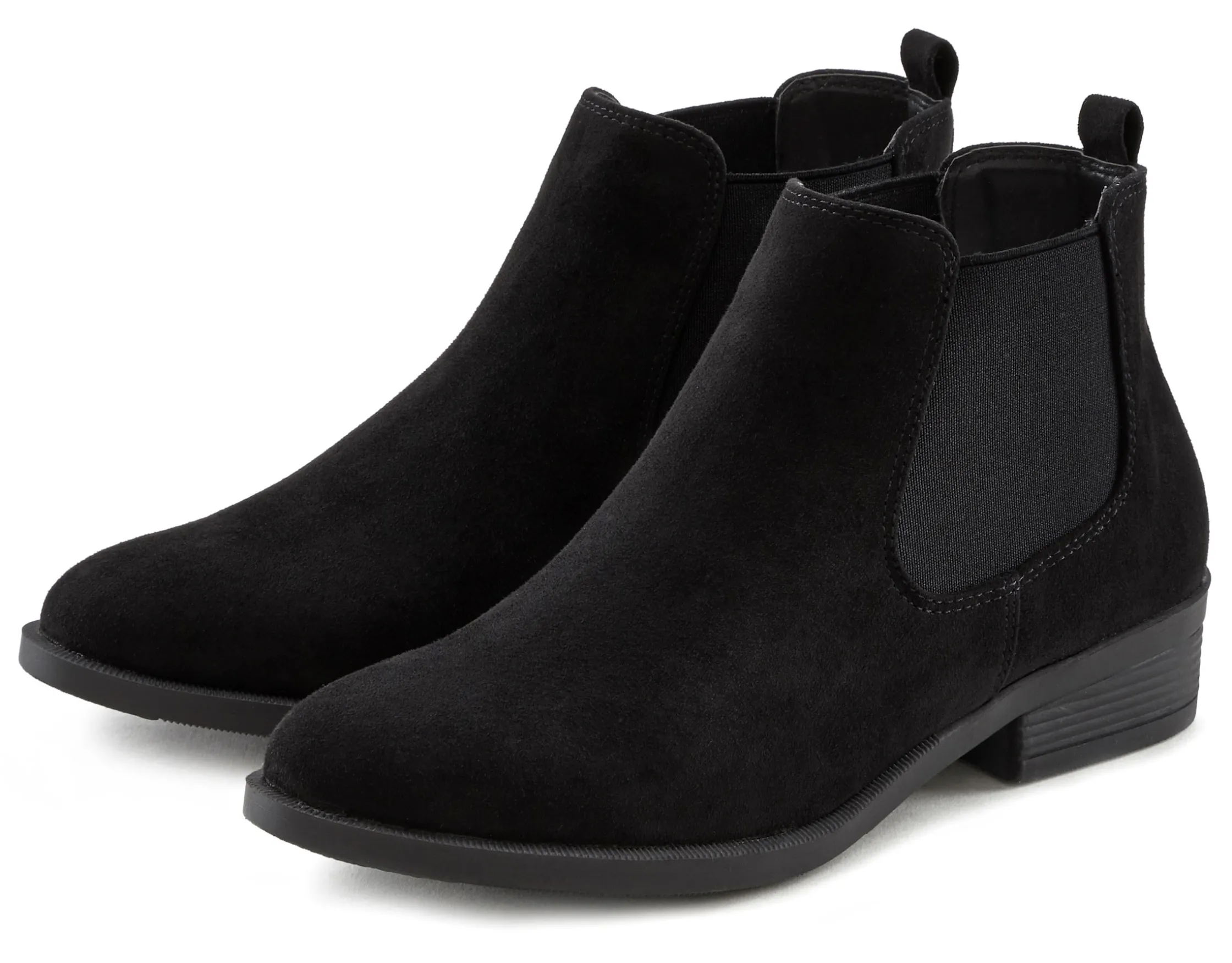 Stiefeletten|Stiefel|Vivance Chelseaboots schwarz
