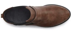Stiefeletten|Stiefel|Vivance Chelseaboots braun
