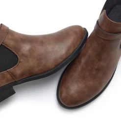 Stiefeletten|Stiefel|Vivance Chelseaboots braun
