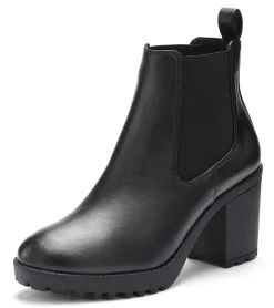 Stiefeletten|Stiefel|Vivance Chelseaboots schwarz