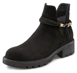 Stiefeletten|Stiefel|LASCANA Chelseaboots schwarz