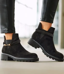 Stiefeletten|Stiefel|LASCANA Chelseaboots schwarz