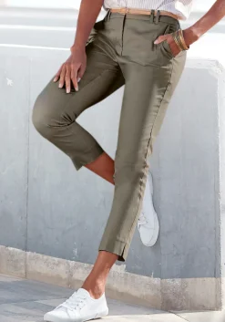 Strandmode|Hosen|Vivance Chinohose khaki