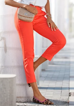 Strandmode|Vivance Chinohose papaya