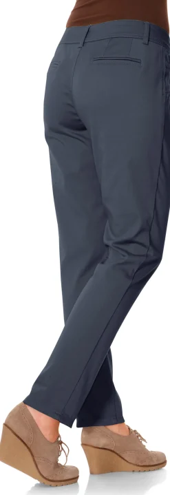 Strandmode|Hosen|heine Chinohose in Karotten-Form marine