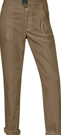 Strandmode|heine Chinohose in Karotten-Form camel