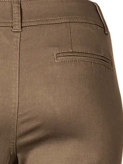Strandmode|heine Chinohose in Karotten-Form camel