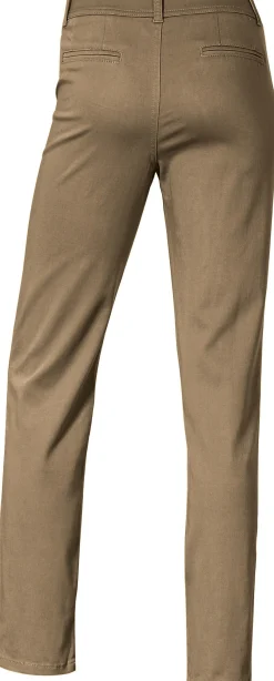 Strandmode|heine Chinohose in Karotten-Form camel