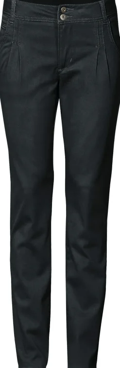 Basics|Hosen|heine Chinohose in Karotten-Form schwarz