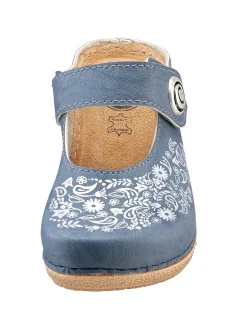 Pantoletten|Franken Schuhe Clog jeansblau