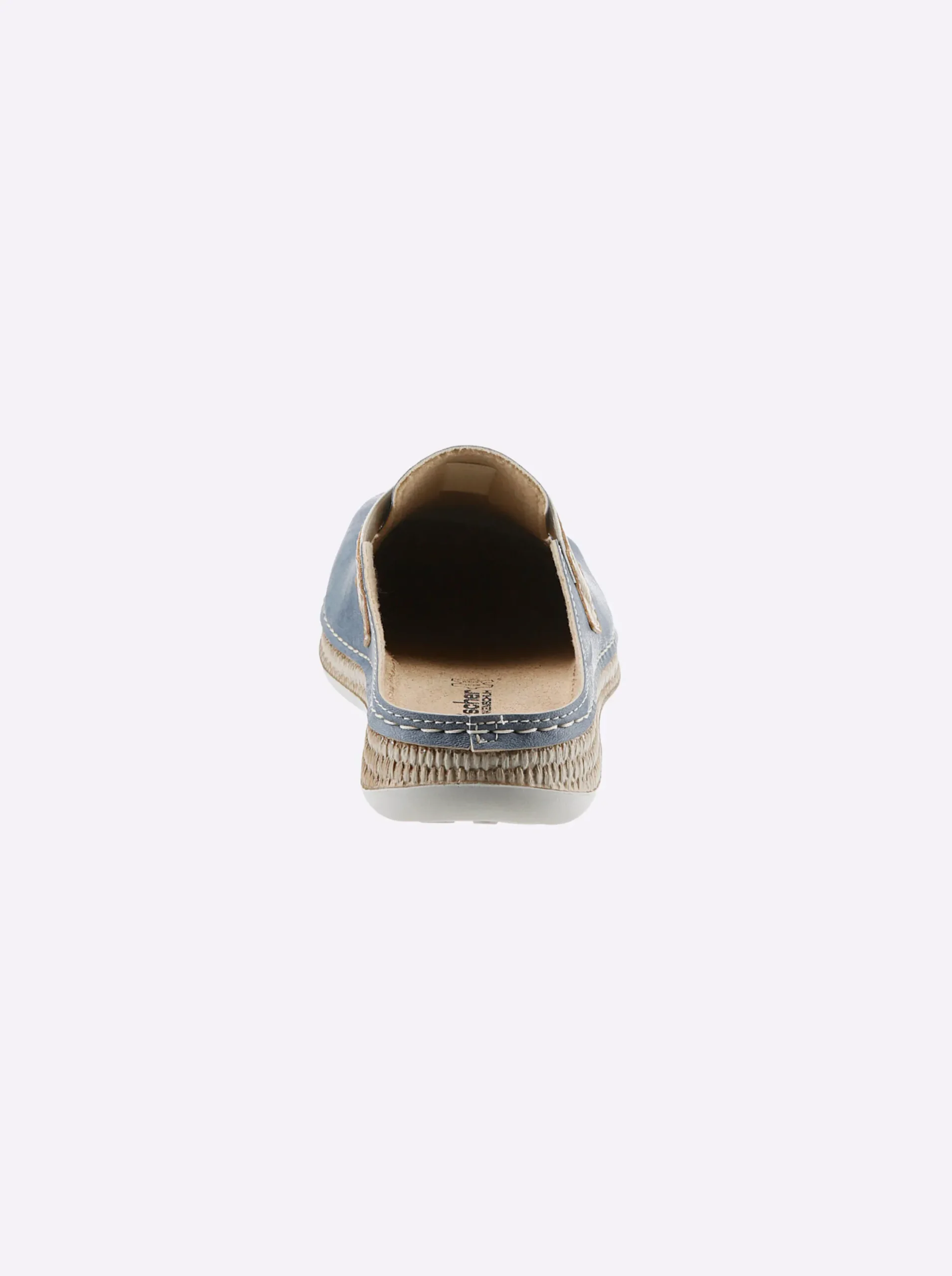Pantoletten|Fischer Clog jeansblau